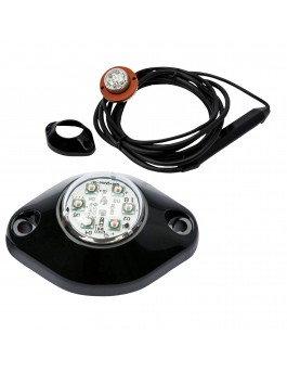 Harnessflex,Ecco 9014 Hide-A-LED™ 6-LED Covert Directional Warning Module – Amber, , 9014A