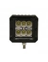 Harnessflex,Ecco EW3006-F LED Flood Worklamp  6 LED 12-24V Square with Black Bezel, Array, EW3006-F